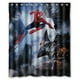 thumbnail image 1 of Cortina de ducha de Spider-Man con ganchos, tamaño 60 x 72 pulgadas, 1 of 3