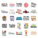 thumbnail image 5 of Stickers para maestros DIYYILIF, 100 piezas, vinilo impermeable, 5 of 6