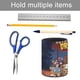 thumbnail image 5 of Isla del Drama Total-theme Cylinder Pen Holder Pencil Organizer with Flannel Lining PVC Leather Material Cardboard Base for study work 10*8CM, 5 of 6