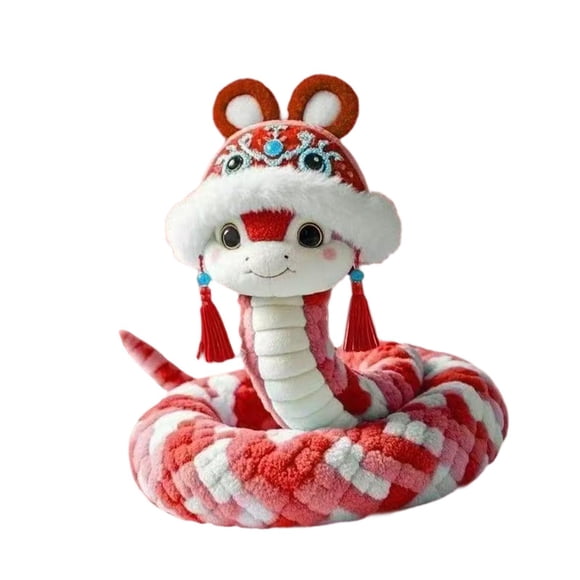 2025 Joy De Peluche De Serpiente Chino Para Peluches Para Fiestas De Sala De Estar De Recuerdos L