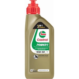 Aceite Moto 15W50 Power1 4T Castrol 1Lt Sintético