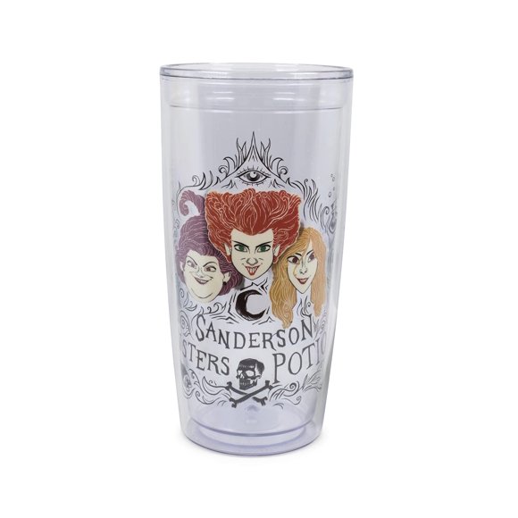 Vaso de viaje plateado Buffalo Hocus Pocus Sisters, 600 ml