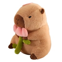 Magideal - Muñeco De Peluche Capybara, Adornos Para Sofá, Juguete Suave De 30Cm, Regalos Del Día De San Valentín Para Adolescentes, Adultos, Niños, Niñas Y Niños