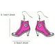 thumbnail image 3 of Acrylic Cute Doodle Graffiti Pattern Dangle Earrings Cartoon Style Light Weight Funny Adorable Female Gift, 3 of 3