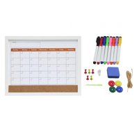 Bothyi - Planificador De Calendario Mensual, Imanes De Nevera De Madera Para Sala De Conferencias De Oficina En Casa