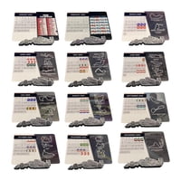 Magideal - Calendario De Escritorio 2025 De Fórmula 1 Para Estantería De Oficina Y Sala De Estar