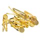 thumbnail image 2 of 10 piezas broches bricolaje broches de pelo broche de ajuste de bisel redondo 12 mm dorado, 2 of 5