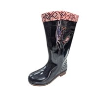 Vinnys Outlet - Bota De Agua Lluvia Mujer Negro