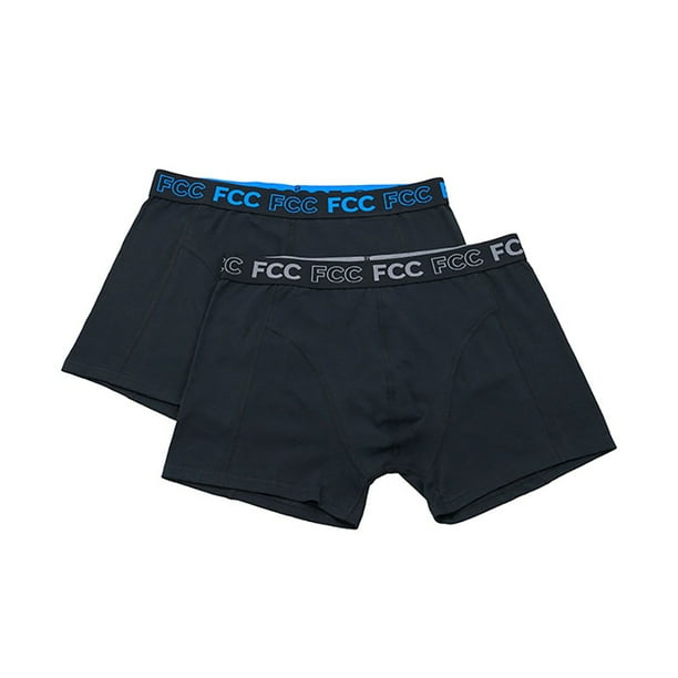 Boxer Hombre Pretina Bipack Azul Corona