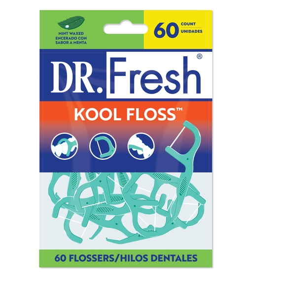 Hilo Dental Dr. Fresh Kool Floss 60 Unidades Menta
