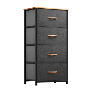 Klik Muebles - Comoda Torre Ultraliviana Wood Cuatro Cajones