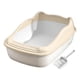 thumbnail image 5 of Caja De Arena Para Gatos Semicerrada Para Mascotas Pequeñas, Material PP, Antisalpicaduras, Parte Superior Abierta, Color Blanco, 5 of 6