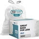thumbnail image 1 of Bolsas de basura Plasticplace Custom Fit SimpleHuman Code J 38-40L, 1 of 5