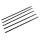 thumbnail image 2 of 5pcs tiras de fibra de carbono barras planas avión diy accesorio 5 mm x 1 mm x 200 mm, 2 of 5