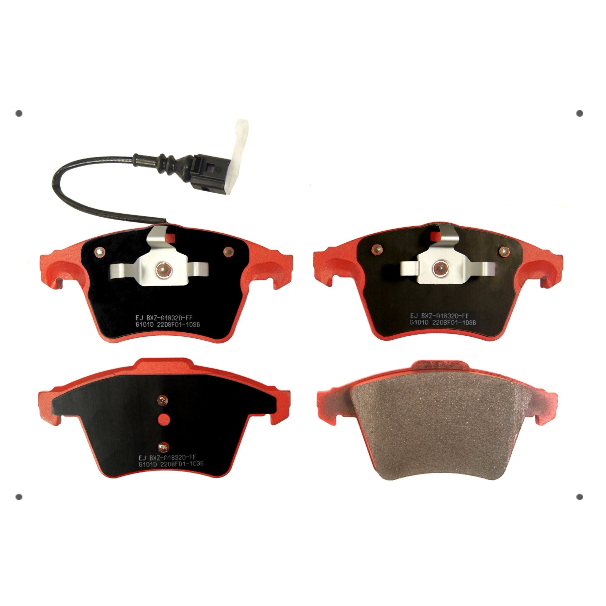Kit Completo De Frenos Delanteros Y Traseros Para VW Touareg [7P] - Discos 330mm + Pastillas, Antirruido