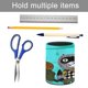 thumbnail image 5 of Carl el Coleccionista-theme Cylinder Pen Holder Pencil Organizer with Flannel Lining PVC Leather Material Cardboard Base for study work 10*8CM, 5 of 6