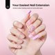 thumbnail image 2 of Kit de uñas en gel Beetles Medium Square con deshidratador e imprimador, 2 of 9