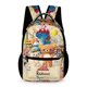 thumbnail image 1 of La Aventura en el Parque Temático de Rilakkuma Mochila Escolar para Niños y Niñas, Mochila Infantil de Alta Calidad Ligera, Grande y Duradera 43x15x32cm, 1 of 6