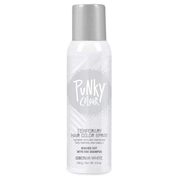 Spray temporal para teñir el cabello Punky Siberian White 100 ml