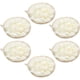 thumbnail image 1 of Puf de baño y ducha, puf de malla, bola de ducha, 6 unidades, color beige, 1 of 7
