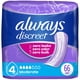 thumbnail image 1 of Almohadillas para incontinencia, siempre discretas, secas, regulares, 66 quilates, para mujeres, 1 of 8