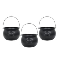 Bothyi - 3X Caldero De Bruja Caldero De Dulces De Halloween Soporte Para Dulces Decoración De Halloween