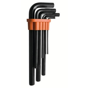 Juego Llaves Allen Hexagonales Largas 8 Piezas Tramontina Pro Naranja Claro
