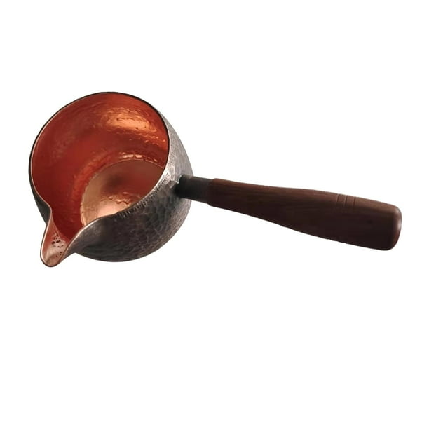 Tetera de cobre para del té chino, cafetera con boquilla de vertido, tetera de 350ml, tetera de Kung Fu para sala de té en casa y Hotel B