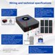 thumbnail image 3 of Inversor Híbrido Solar Y&H 4200W Onda Sinusoidal Pura 12V/24V, 3 of 9