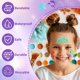 thumbnail image 3 of Juego de plantillas Bsenhe 55 piezas para pintura facial y corporal, 3 of 8