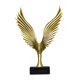 thumbnail image 1 of Estatua De águila, Escultura De Pájaro, Centros De Mesa, Escritorio, Oficina, Figura De Resina Dorada, 1 of 5