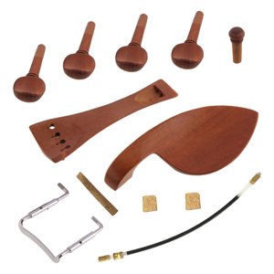 Magideal - Kits De Accesorios Para Violín, Reposacabezas Para Barbilla, Accesorios Para Instrumentos Musicales, Piezas De Repuesto Resistentes, Accesorios Para I
