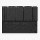 thumbnail image 2 of Respaldo De Cama 2 Plazas Milano Gris Oscuro, 2 of 3