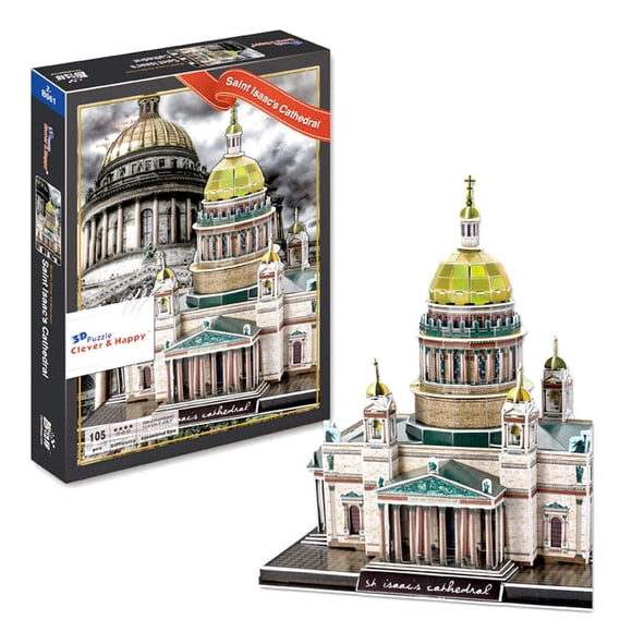Puzle 3D PowerTRC AZ Trading & Import Pasic Catedral de San Isaac, 105 piezas