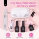 thumbnail image 2 of Kit de esmaltes de uñas en gel Beetles Nude Pink con lámpara LED UV, 6 unidades, 2 of 8