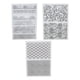 thumbnail image 2 of Hoja De Sellos Con Textura De Arcilla, Diario, Tarjetas Decorativas De Papel Para álbum De Recortes, Sellos Transparentes, 2 of 5