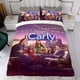 thumbnail image 4 of iCarly Conjunto de sábanas temático, trío de piezas, cómodo y amigable con la piel, diseño único, regalo de decoración para el hogar para familiares, amigos y fans, 90 cm * 190 cm, 4 of 6
