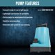 thumbnail image 2 of Bomba utilitaria Little Giant 5-MSP 115 V 1/6 HP 1500 GPH azul, 2 of 9
