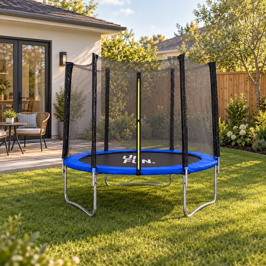 Cama Elástica 1,83 Mts Azul Upfun Malla Seguridad 6ft