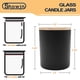 thumbnail image 3 of Frasco SHOWIN 210 ml Negro Mate con Tapa de Madera - Pack de 16, 3 of 8