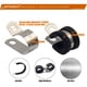 thumbnail image 4 of Kit surtido de abrazaderas para cables ISPINNER 304 de acero inoxidable, 4 of 7