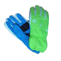 Hn - Guantes De Nieve Para Niños, Térmicos, Invierno. Talla S Verde