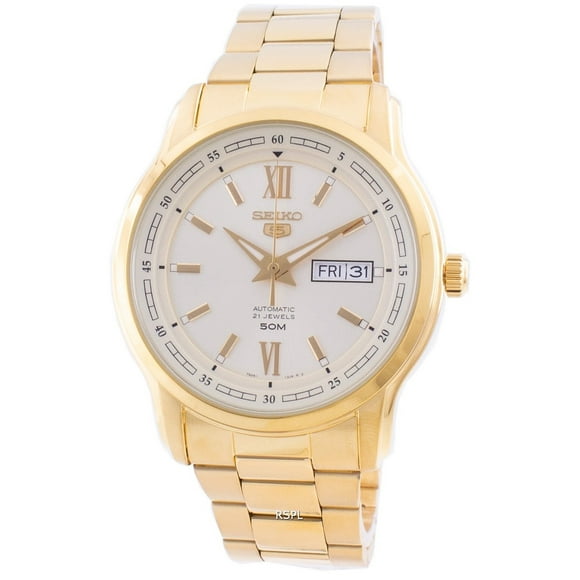 Reloj 5 Automatic Gold Tone Dial Snkp20 Snkp20k1 Snkp20k Mens