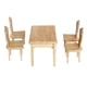 thumbnail image 1 of 5 Piezas 1:12 Casa De Muñecas Mesa De Comedor Modelo De Silla Juguete Para Juego De Imitación Para Niñas, 1 of 5