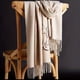 thumbnail image 1 of Plum Embroidered Imitation Cashmere Scarf Large Blanket Scarf Shawl Outdoor Autumn & Winter Thickened Warm Scarf, 1 of 3
