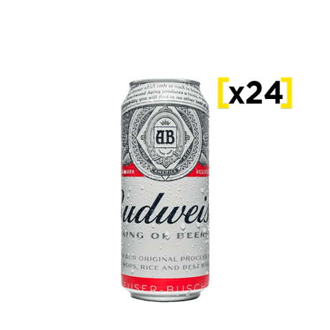 Cerveza Budweiser Lata X24 473 Cc