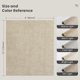 thumbnail image 2 of Alfombra Valenrug 244x152 cm Lavable Beige de Pelo Alto-Bajo, 2 of 8