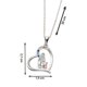 thumbnail image 2 of Collar y dige fantasia corazon gatito arcoiris, 2 of 3