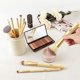 thumbnail image 5 of Juego de brochas de maquillaje Matto, 10 piezas, color dorado, con soporte sintético, 5 of 9
