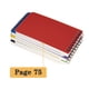 thumbnail image 5 of Cuaderno De Bolsillo Paquete De 6 Espiral Pequeña 75 Hojas, 5 of 9